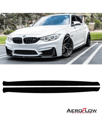 BMW F80/F82/F30/F32 M3/M4 Aeroflow Dynamics Side Skirt Extensions V1