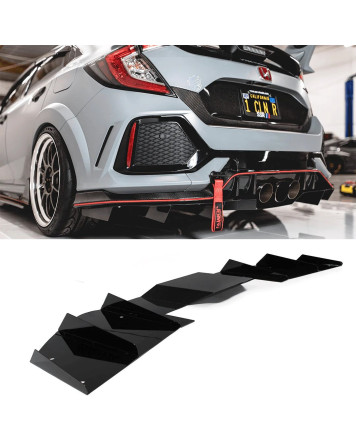 Honda Civic Type-R FK8 17-21 Aeroflow Dynamics Rear Diffuser V2