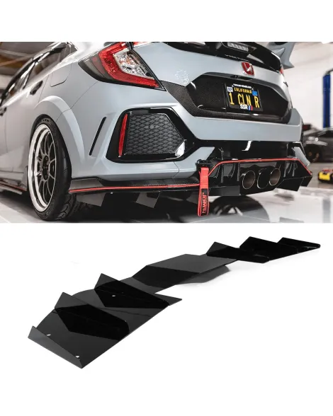 Honda Civic Type-R FK8 17-21 Aeroflow Dynamics Rear Diffuser V2 Honda Civic Type-R FK8 17-21 Aeroflow Dynamics Rear Diffuser V2