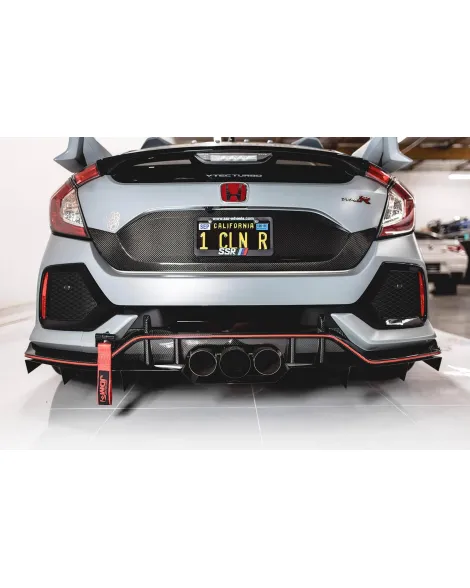Honda Civic Type-R FK8 17-21 Aeroflow Dynamics Rear Diffuser V2 Honda Civic Type-R FK8 17-21 Aeroflow Dynamics Rear Diffuser V2
