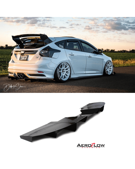 Ford Focus ST 13-18 Aeroflow Dynamics Rear Diffuser V1 Ford Focus ST 13-18 Aeroflow Dynamics Rear Diffuser V1