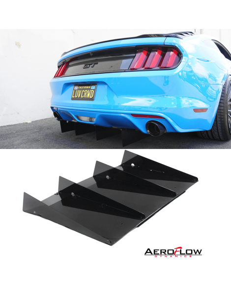 Ford Mustang 15-17 Aeroflow Dynamics Rear Diffuser V2 Ford Mustang 15-17 Aeroflow Dynamics Rear Diffuser V2