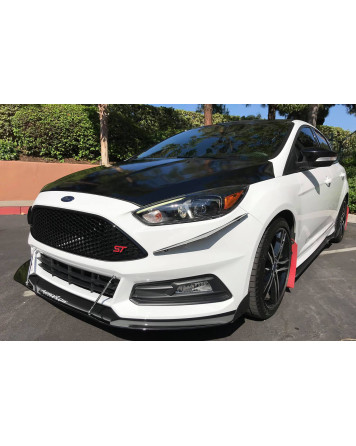 Ford Focus ST 18-19 Aeroflow Dynamics Front Splitter V2