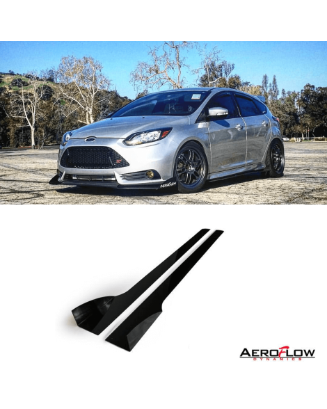 Ford Focus ST 11-18 Aeroflow Dynamics Side Skirt Extensions V2 Ford Focus ST 11-18 Aeroflow Dynamics Side Skirt Extensions V2