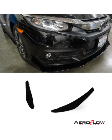 Honda Civic Sedan 16-19 Aeroflow Dynamics Front Canards V1