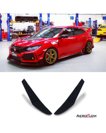 Honda Civic Type-R 17-19 Aeroflow Dynamics Front Canards V1