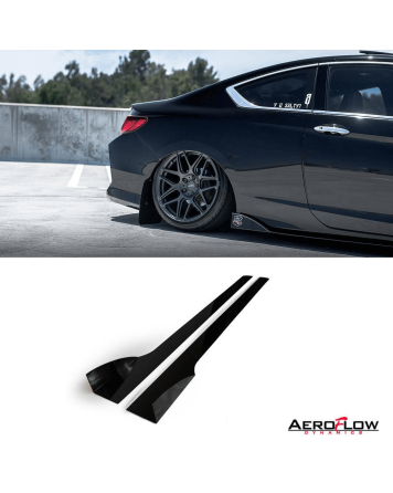 Honda Accord Coupe 13-15 Aeroflow Dynamics Side Skirt Extensions V2