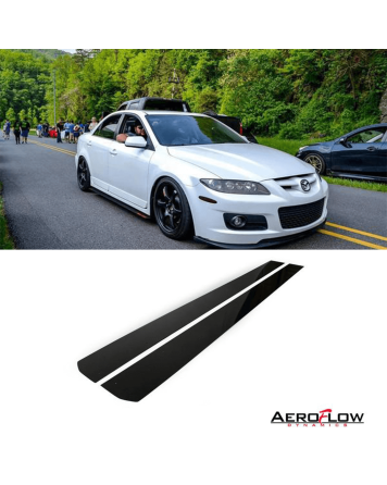 Mazda 6 MPS 05-07 Aeroflow Dynamics Side Skirt Extensions V1