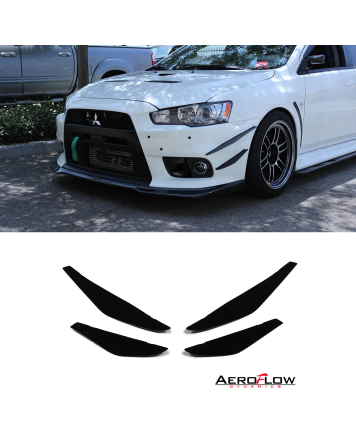 Mitsubishi EVO X 07-15 Aeroflow Dynamics Front Canards V1