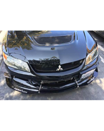 Mitsubishi EVO 8/9 03-06 Aeroflow Dynamics Front Splitter V2