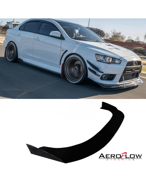 Mitsubishi EVO X 07-15 Aeroflow Dynamics Front Splitter V2 Mitsubishi EVO X 07-15 Aeroflow Dynamics Front Splitter V2