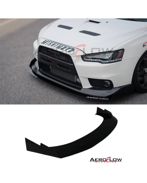 Mitsubishi EVO X 07-15 Aeroflow Dynamics Front Splitter V3 Mitsubishi EVO X 07-15 Aeroflow Dynamics Front Splitter V3