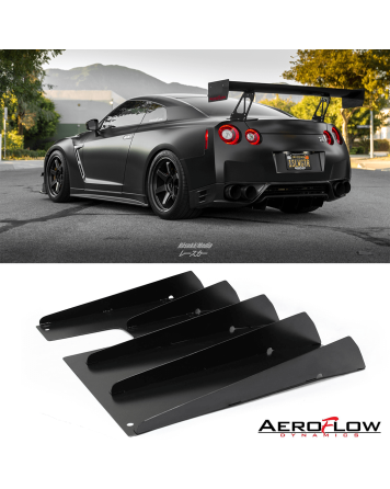 Nissan R35 GT-R 12-18 Aeroflow Dynamics Rear Diffuser V2