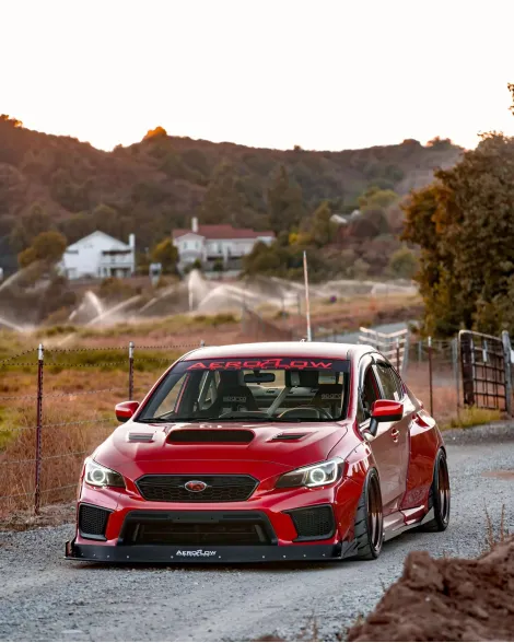 Subaru WRX/STI 14-21 Aeroflow Dynamics Side Skirt Extensions V5
