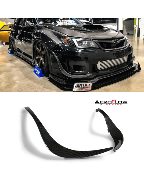 Subaru WRX/STI 11-14 Aeroflow Dynamics Carbon Fiber Front Canards V4 Subaru WRX/STI 11-14 Aeroflow Dynamics Carbon Fiber Front Canards V4