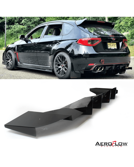 Subaru WRX/STI 11-14 Hatchback Aeroflow Dynamics Rear Diffuser V1