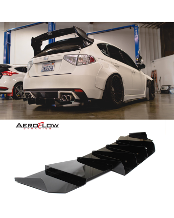 Subaru WRX/STI 11-14 Hatchback Aeroflow Dynamics Rear Diffuser V2
