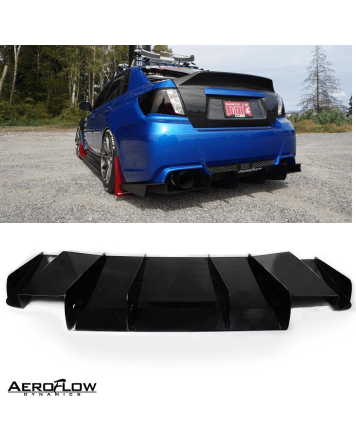 Subaru WRX/STI 11-14 Sedan Aeroflow Dynamics Rear Diffuser V1