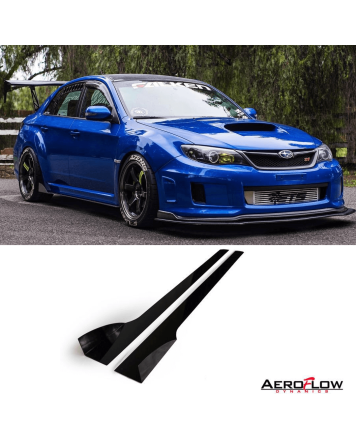 Subaru WRX/STI 08-14 Aeroflow Dynamics Side Skirt Extensions V2