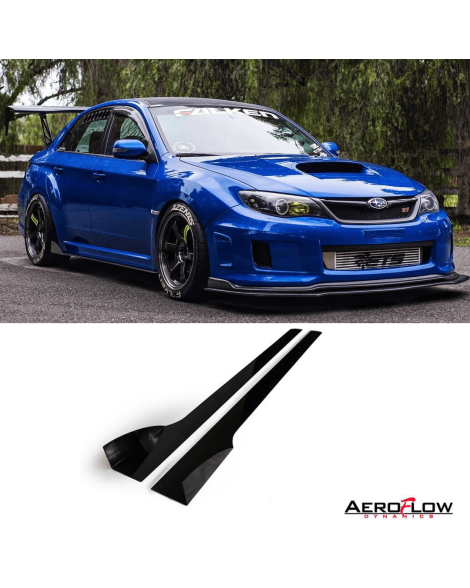 Subaru WRX/STI 08-14 Aeroflow Dynamics Side Skirt Extensions V2 Subaru WRX/STI 08-14 Aeroflow Dynamics Side Skirt Extensions V2