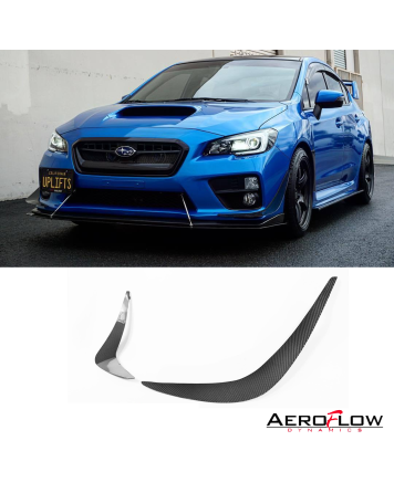 Subaru WRX/STI 15-17 Aeroflow Dynamics Carbon Fiber Front Canards V4