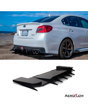 Subaru WRX/STI 14-21 Aeroflow Dynamics Aggressive Rear Diffuser V5