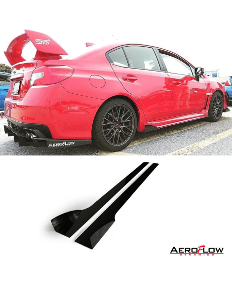 Subaru WRX/STI 14-21 Aeroflow Dynamics Side Skirt Extensions V2 Subaru WRX/STI 14-21 Aeroflow Dynamics Side Skirt Extensions V2
