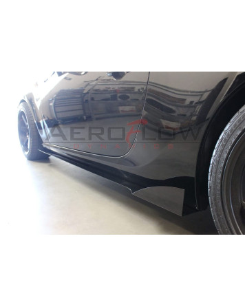 Subaru BRZ/FRS 13-17 Aeroflow Dynamics Side Skirt Extensions V2
