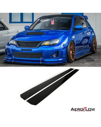 Subaru WRX/STI 08-14 Aeroflow Dynamics Side Skirt Extensions V1