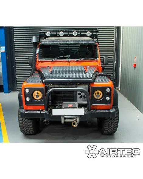 Land Rover 300TDI Platform Airtec Motorsport Side Mount Intercooler Upgrade