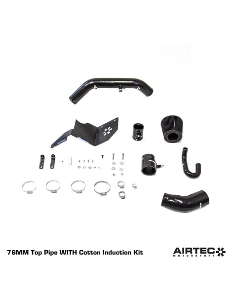 Ford Fiesta ST180 Airtec Motorsport RS-Style 76mm Top Induction Pipe Ford Fiesta ST180 Airtec Motorsport RS-Style 76mm Top Induction Pipe