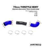 Ford Focus RS MK2 Airtec Motorsport 70mm Cold Side Boost Pipe Ford Focus RS MK2 Airtec Motorsport 70mm Cold Side Boost Pipe