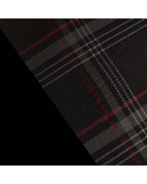 BRAUM Racing Seats Black & Red Plaid Fabric Material BRAUM Racing Seats Black & Red Plaid Fabric Material