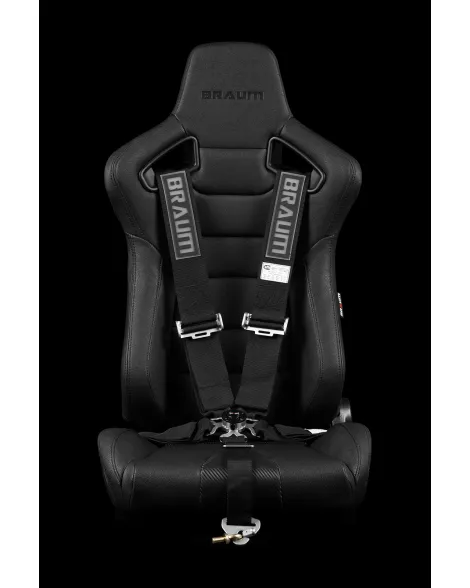 BRAUM Racing Seats 5 Point SFI Approved Racing Harness - Black BRAUM Racing Seats 5 Point SFI Approved Racing Harness - Black