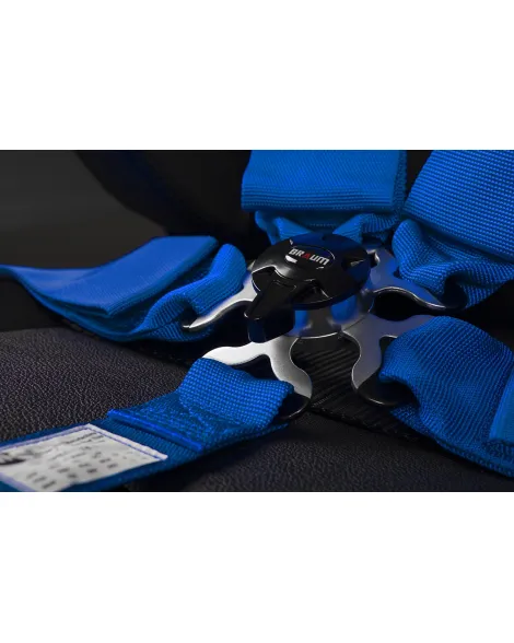 BRAUM Racing Seats 5 Point SFI Approved Racing Harness - Blue BRAUM Racing Seats 5 Point SFI Approved Racing Harness - Blue