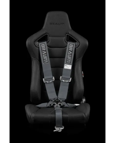 BRAUM Racing Seats 5 Point SFI Approved Racing Harness - Gunmetal BRAUM Racing Seats 5 Point SFI Approved Racing Harness - Gunmetal