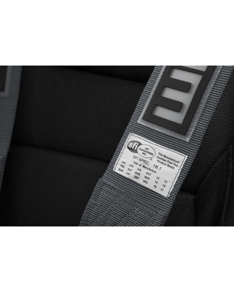BRAUM Racing Seats 5 Point SFI Approved Racing Harness - Gunmetal