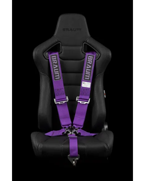 BRAUM Racing Seats 5 Point SFI Approved Racing Harness - Purple BRAUM Racing Seats 5 Point SFI Approved Racing Harness - Purple