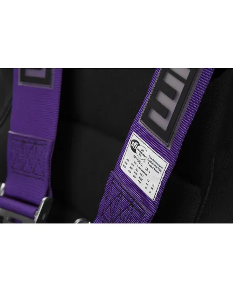 BRAUM Racing Seats 5 Point SFI Approved Racing Harness - Purple BRAUM Racing Seats 5 Point SFI Approved Racing Harness - Purple
