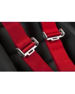 BRAUM Racing Seats 5 Point SFI Approved Racing Harness - Red