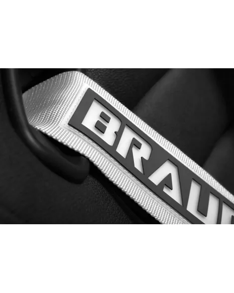 BRAUM Racing Seats 5 Point SFI Approved Racing Harness - White BRAUM Racing Seats 5 Point SFI Approved Racing Harness - White