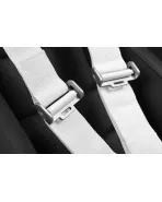 BRAUM Racing Seats 5 Point SFI Approved Racing Harness - White BRAUM Racing Seats 5 Point SFI Approved Racing Harness - White