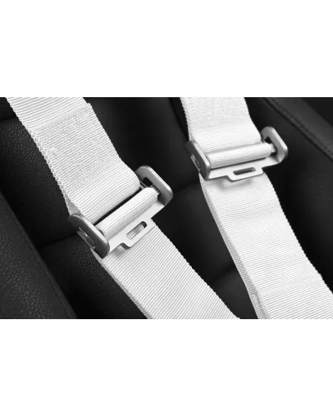 BRAUM Racing Seats 5 Point SFI Approved Racing Harness - White BRAUM Racing Seats 5 Point SFI Approved Racing Harness - White