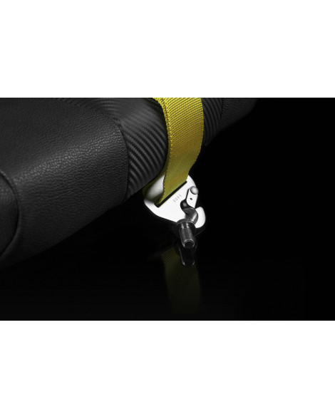 BRAUM Racing Seats 5 Point SFI Approved Racing Harness - Yellow BRAUM Racing Seats 5 Point SFI Approved Racing Harness - Yellow