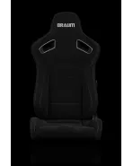 BRAUM Racing Seats Elite Series Sport Seats Black Cloth (Grey Stitching) Pair BRAUM Racing Seats Elite Series Sport Seats Black Cloth (Grey Stitching) Pair