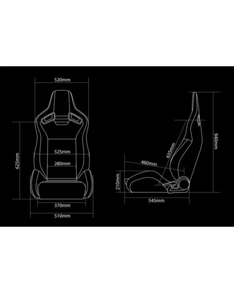 BRAUM Racing Seats Elite V2 Series Sport Seats Black Leatherette | Black Suede Pair BRAUM Racing Seats Elite V2 Series Sport Seats Black Leatherette | Black Suede Pair