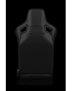BRAUM Racing Seats Elite Series Sport Seats Black Leatherette (Black Stitching) Pair BRAUM Racing Seats Elite Series Sport Seats Black Leatherette (Black Stitching) Pair