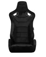BRAUM Racing Seats Elite Series Sport Seats Black Suede (Grey Stitching) PAIR BRAUM Racing Seats Elite Series Sport Seats Black Suede (Grey Stitching) PAIR