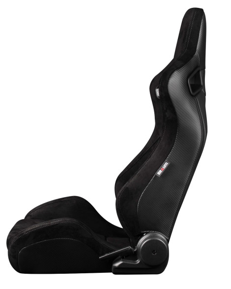 BRAUM Racing Seats Elite Series Sport Seats Black Suede (Grey Stitching) PAIR BRAUM Racing Seats Elite Series Sport Seats Black Suede (Grey Stitching) PAIR