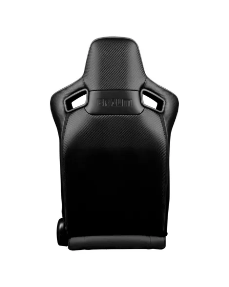 BRAUM Racing Seats Elite Series Sport Seats Black Suede (Grey Stitching) PAIR BRAUM Racing Seats Elite Series Sport Seats Black Suede (Grey Stitching) PAIR